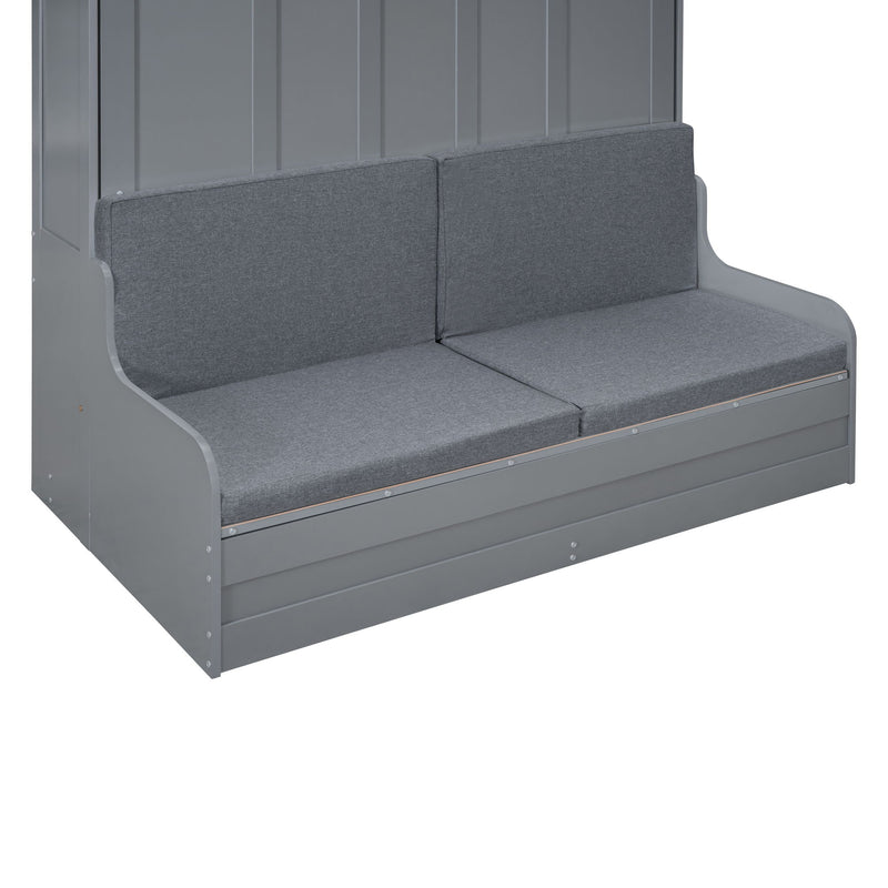 Murphy Wall Bed With Cushion, Space Saving Design, And Construction
