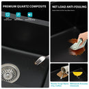 Modern Quartz Kitchen Sink Undermount Granite Composite