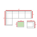 Wicker Seating Group Set With Table And Cushions