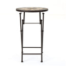 Silvester - End Table - Beige / Black