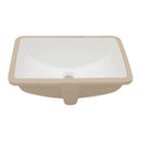Modern Ceramic Undermount Bathroom Sink With Overflow, High Quality