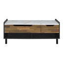 Axel - Printed Faux Marble Coffee Table With Lift Top - Marble