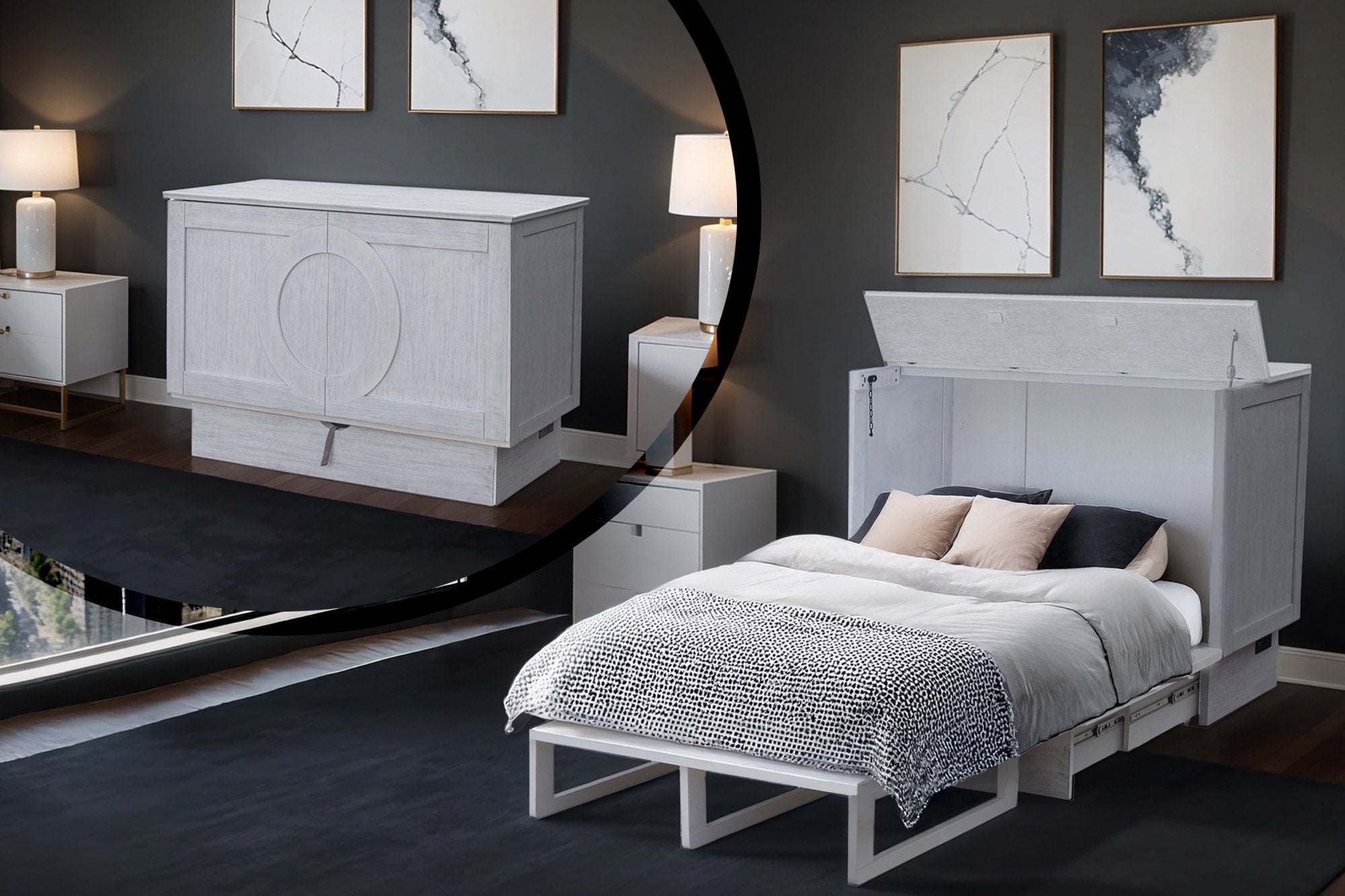 Hampstead Murphy Cabinet Bed