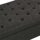 Convertible Folding Sofa Bed Ottoman With Memory Mattress And Tufted Design