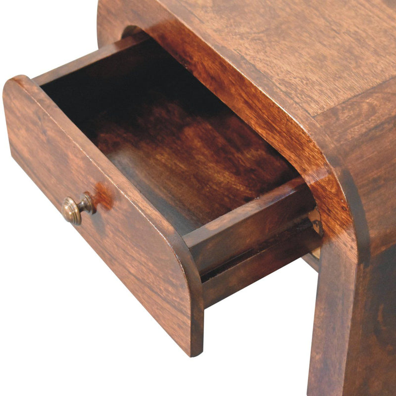 Mini Darcy - Nightstand With Curved Edges