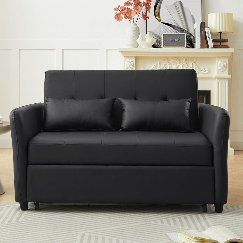 Convertible Sleeper Bed, Adjustable Oversized Armchair With 3 USB Ports