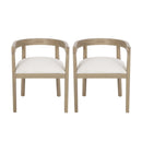 Contemporary Dining Chair Set With Armrests