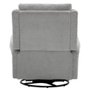 Manual Recliner Massage Chair With Swivel Rocker, 8 Massage Modes, Side Storage Pocket