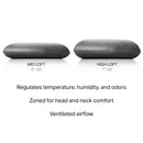 Zoned Dough + Bamboo Charcoal - Pillow - Atlantic Fine Furniture Inc