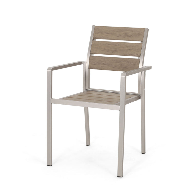 Dreamlan - Outdoor Aluminum Dining Chair (Set of 2)