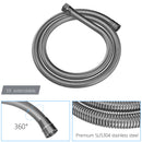 12" Ceiling Mount Square Shower System With Waterfall Tub Spout And Handheld Shower