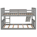 Bunk Bed With Convertible Ladder And Slide
