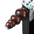 Push Back Recliner Chair Upholstered Recliner Armchair With Classic Wing Back And Solid Gourd-Shaped Legs