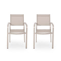 Waterfal - Outdoor Aluminum Dining Chair With Mesh Seat (Set of 2)