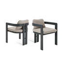 Pula - Patio Outdoor Aluminum Dining Chair (Set of 2)