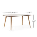 Mid Century Coffee Table With Mindi Veneer - Natural