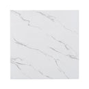 5-Piece Counter Height Dining Table Set With One Faux Marble Top Dining Table And Four Velvet Upholstered Chairs