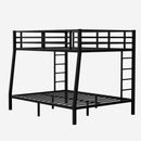 Metal Full XL over Queen Bunk Bed for Teens and Adults,Space-Saving/Noise Reduced/No Box Spring Needed, Old SKU W1307S00015(Expect arrive date 2024/3/24)