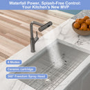 360° Pull Down Kitchen Faucet With 4 Spray Modes