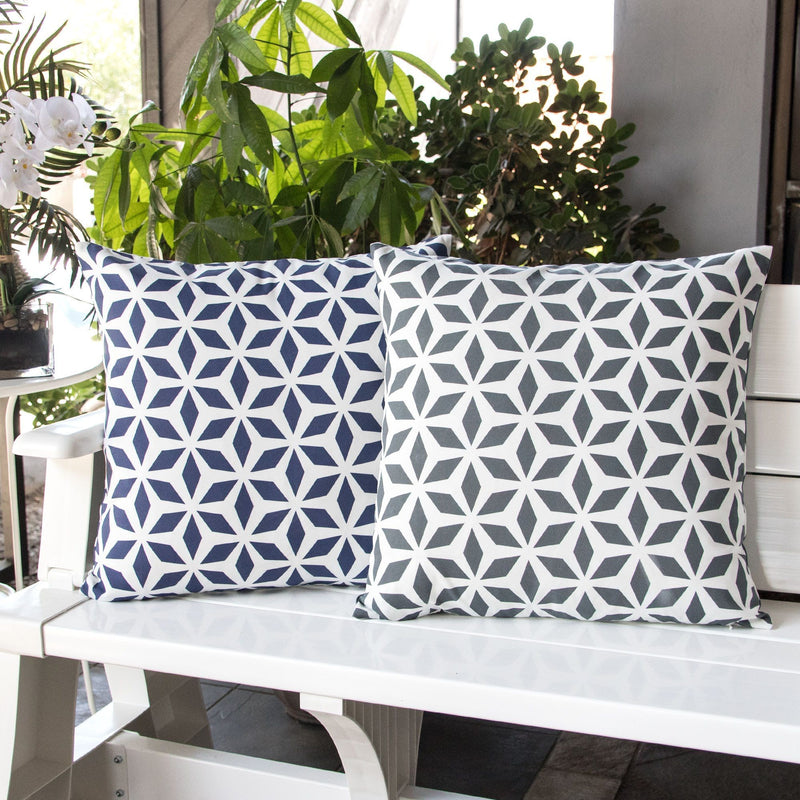 Crystal Burst - Outdoor & Indoor Pillow