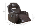 Waterlily - Rocker Recliner w/Swivel (Motion) - Atlantic Fine Furniture Inc