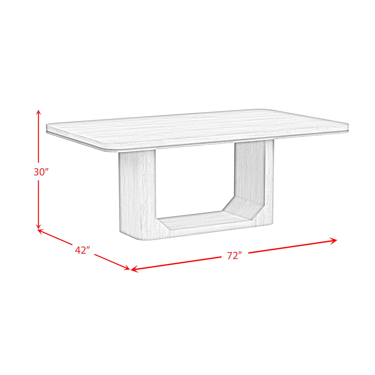 Rosalie Standard Height Dining Set in Black by Elements International, view 22