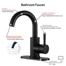 Modern Bathroom Faucet Single Hole Single Handle