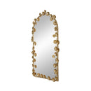 Full Length Arched Wall Mirror With en Leaf Accents Decorative Mirror For Living Room Bedroom - Gold