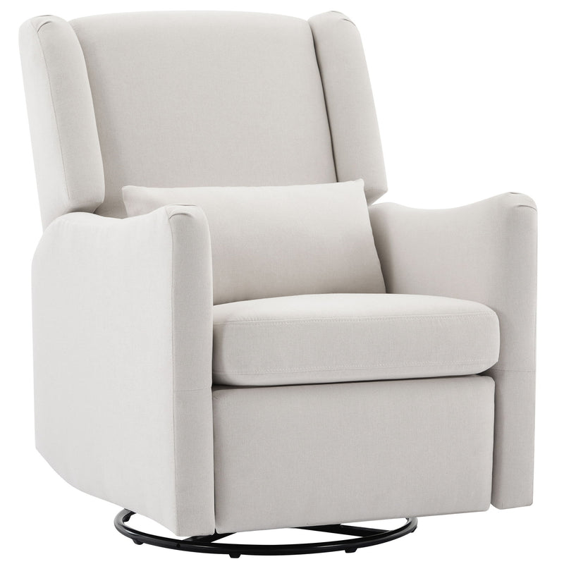 Wide Wingback Swivel Rocker Recliner Chair For Living Room