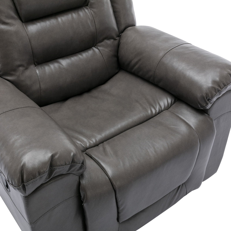 2 Seater Home Theater Recliner Manual Recliner Chair With A Storage Box And Two Cup Holders For Living Room