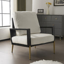 Modern Armchair With Solid Wood Frame