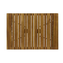 Kayla - Outdoor Foldable 2 Seater Chat Set - Brown / Gray