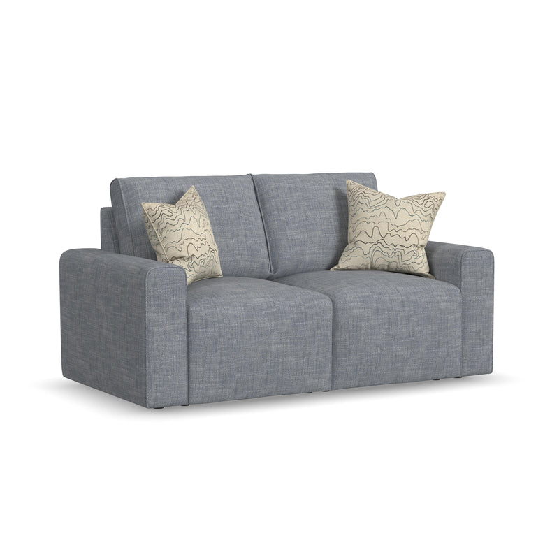 Dawson - Stationary Loveseat - Blue