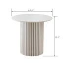 Modern 4 Person Dining Set With Bamboo & Table And Turquoise & Chairs Metal Legs, Space Saving Design - White