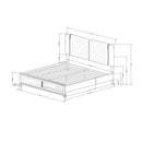 Brenda - 5 Piece Bedroom Set With LED Lighting