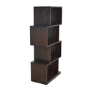 Zig Zag Display Unit - Antique Brown