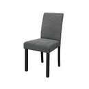 Dining Table Set With 4 Chairs, 5 Piece Set - Gray