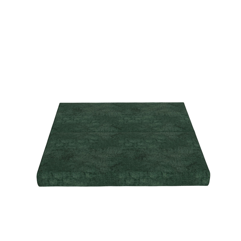 Convertible Couch Bed With 2 Pillows, 3 Seat Folding Floor Couch & King Size Bed Mattress, Diy Combination - Green