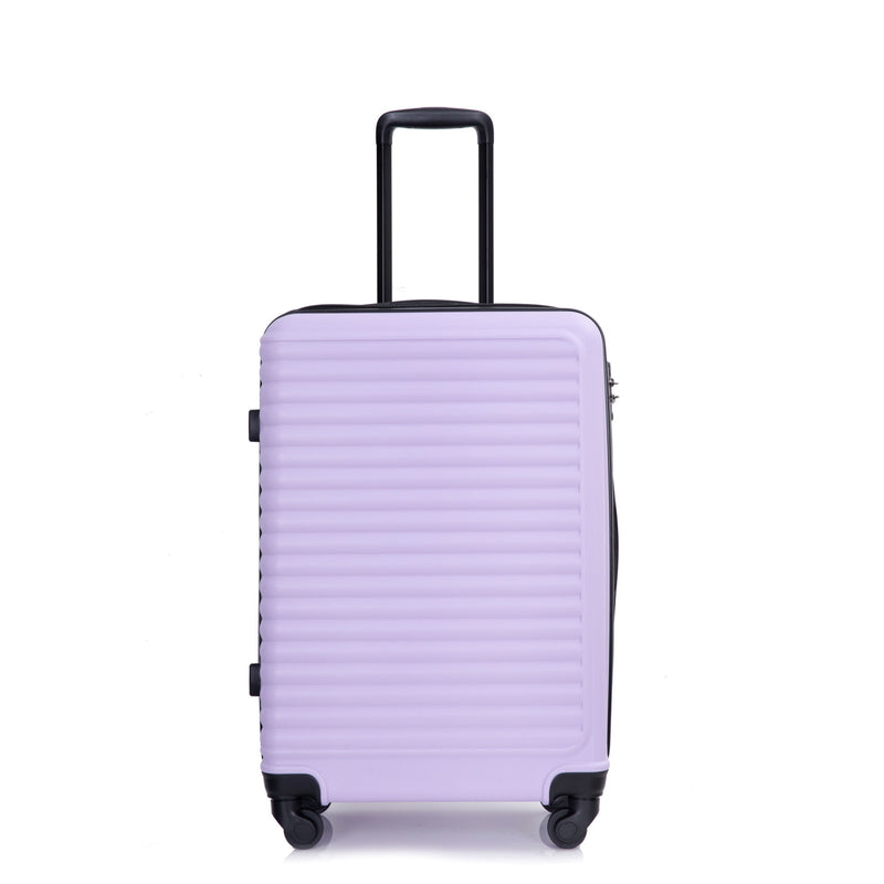 3 Piece Luggage Sets Lightweight Suitcase With Two Hooks, Spinner Wheels, Tsa Lock