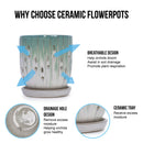 Flowerpot With Drainage Hole (Set of 2)