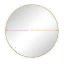 Wall Circular Mirror Metal Framed Mirror Round Vanity Mirror Dressing Mirror, For Bathroom, Living Room, Bedroom Wall Decor