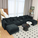 U Shaped Sectional Cloud Couch For Living Room