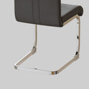 Modern Dining Chairs With Padded Seat, High Back