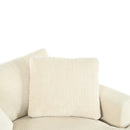 Oversized Chaise, Lounge Chair Classic Design, Soft Fabric, Durable Frame With Solid Wood Legs