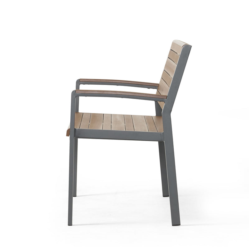 Davos - Bench - Gray / Brown