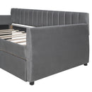 Upholstered Daybed With Slat Support