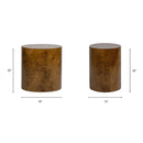 Nebula - Accent Oval Pillar Side Table