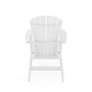 Adirondack Chair Sturdy HDPE Poly Lumber For Poolside, Patio, And Garden Relaxation