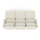 Stylish Sofa With Ottoman And Lumbar Pillows, Ergonomic Design