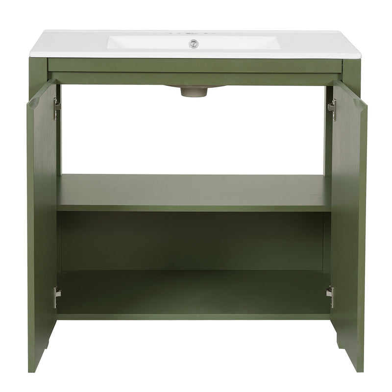 Bathroom Vanity Organizer With Sink, Combo Cabinet Set, Bathroom Storage Cabinet